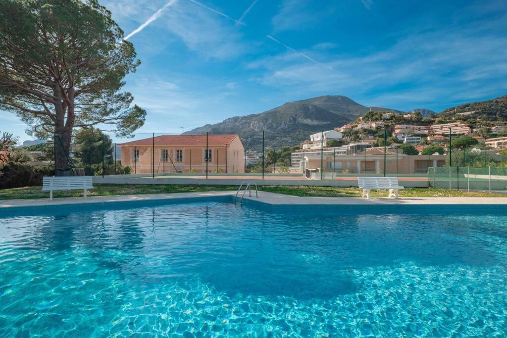 Appartement Familial 6P, Avec Piscine Et Tennis, Proche Mer Roquebrune-Cap-Martin Exteriér fotografie
